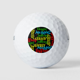 Wiederholende Namen Golfball