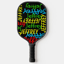 Wiederholende Namen Pickleball Schläger