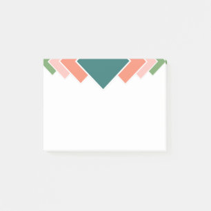 Wiederholte Diamanten - Nachhinweise Post-it Klebezettel