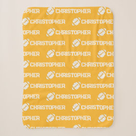 Wiederholter Name Football Dreams Gold Sherpadecke