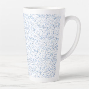 Wiederholter, subtiler, texturierter weißer Hinter Milchtasse