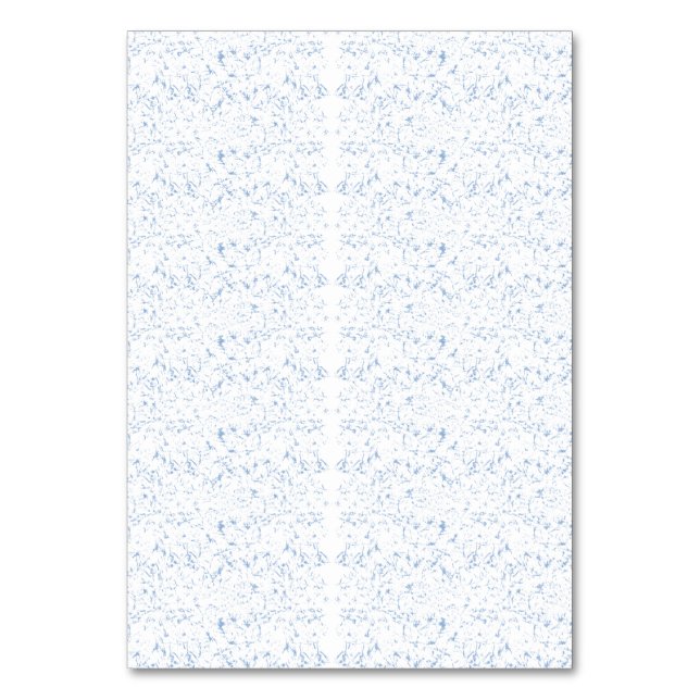 Wiederholter, subtiler, texturierter weißer Hinter Tischnummer (Vorderseite)