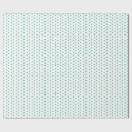 wiederholtes geometrisches Blumenmusterdesign Geschenkpapier