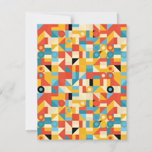 Wiederholtes mehrfarbiges Muster