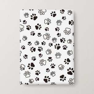 Wiederholtes Muster der Katze Button