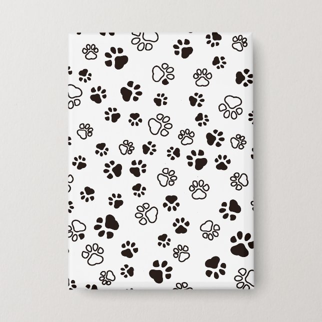 Wiederholtes Muster der Katze Button (Vorderseite)