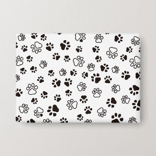 Wiederholtes Muster der Katze Button