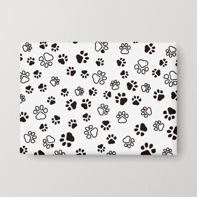 Wiederholtes Muster der Katze Button (Vorderseite)