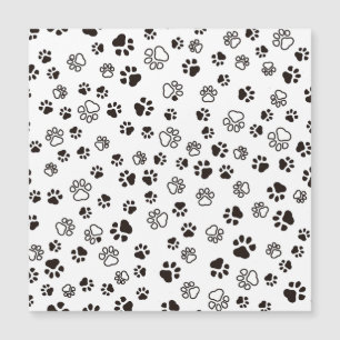 Wiederholtes Muster der Katze Magnetkarte