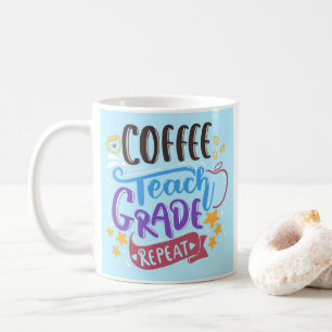 Wiederholung der Kaffeetrainings Kaffeetasse