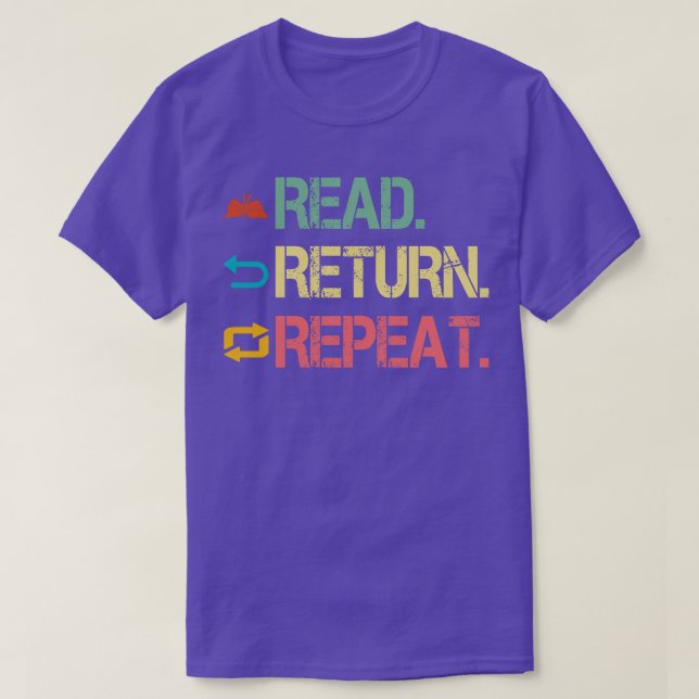 Wiederholung der Niedlichen bibliothekarischen Bek T-Shirt (Design vorne)