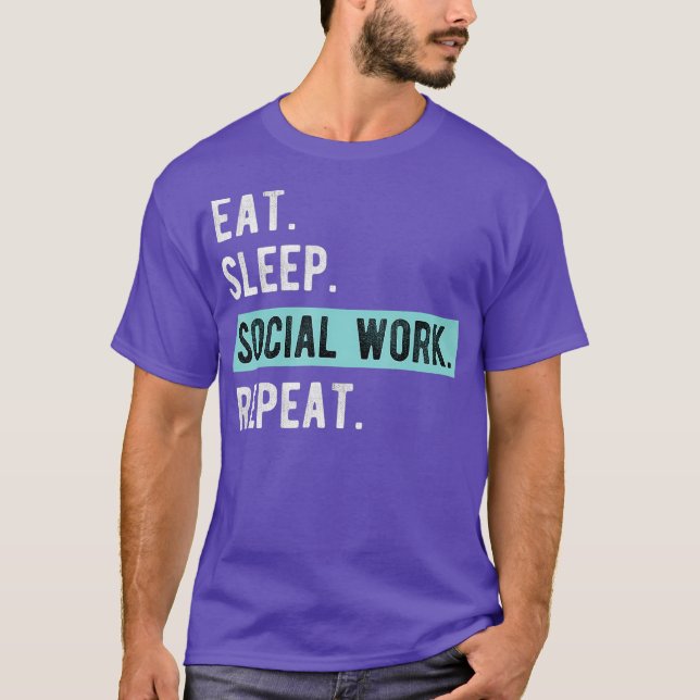 Wiederholung der Sozialarbeiter-Spende zum Essen s T-Shirt (Vorderseite)