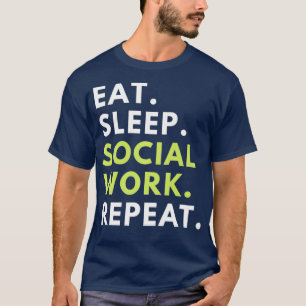 Wiederholung der Sozialarbeiter-Spende zum Essen s T-Shirt