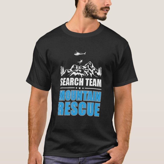 Wiederholung der Such-Rettungsaktion für Berge T-Shirt (Vorderseite)