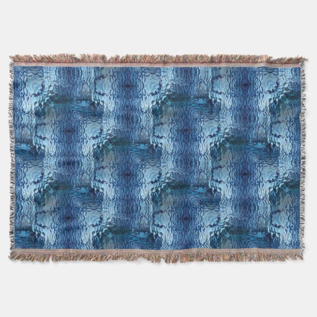 Wiederholung des gebogenen, blauen Hammerglas Decke (Vorderseite)