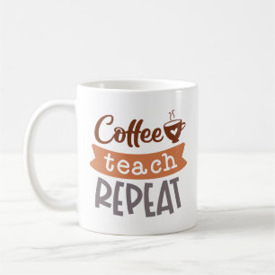 Wiederholung des Kaffeetablaufs Kaffeetasse