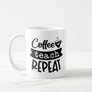 Wiederholung des Kaffeetablaufs Kaffeetasse