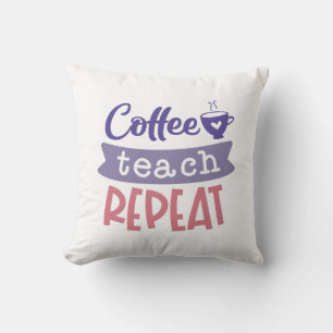 Wiederholung des Kaffeetablaufs Kissen