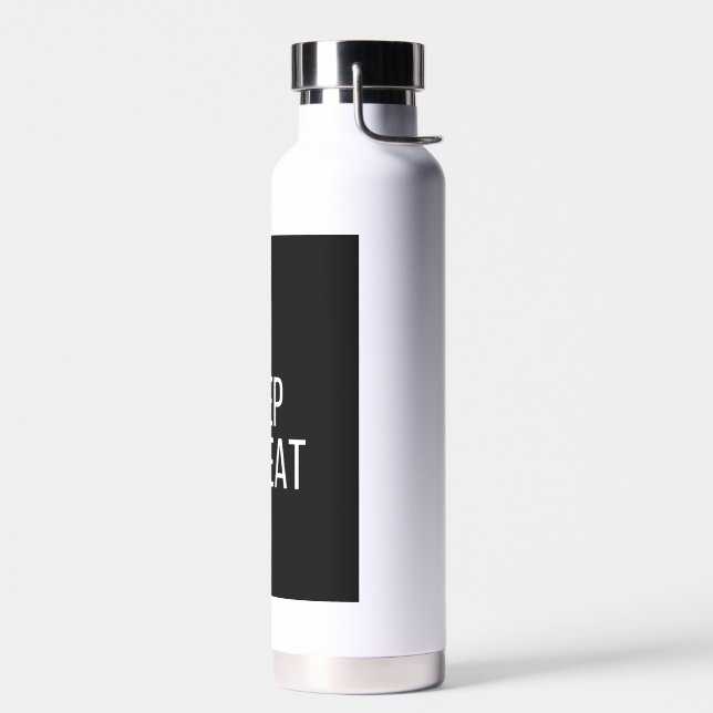 Wiederholung des Schlaf-Essens Trinkflasche (Links)