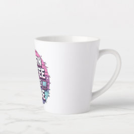 Wiederholung des Schlafcodes - Minimalistischer Pr Milchtasse