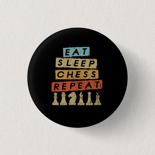 Wiederholung des Schlafschachs Button (Vorderseite)