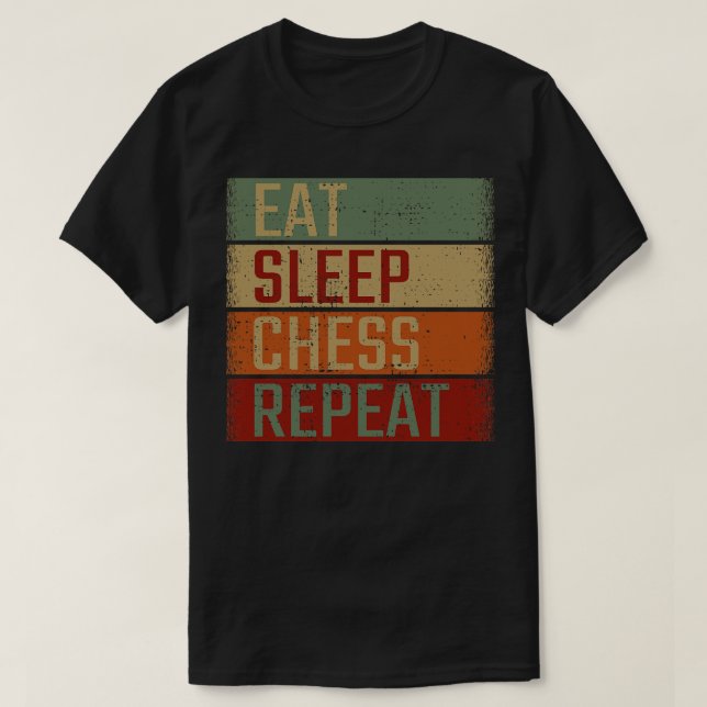 Wiederholung des Schlafschachs T-Shirt (Design vorne)