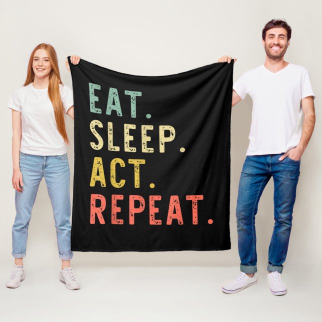 Wiederholung des Sleep Act Fleecedecke (Beispiel)