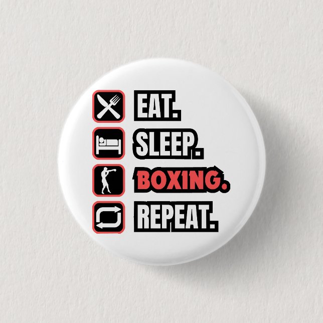 Wiederholung des Sleep Boxing Button (Vorderseite)