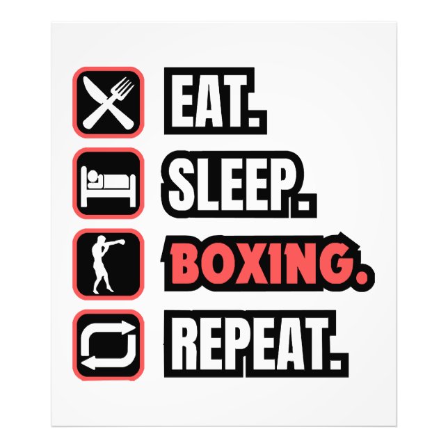 Wiederholung des Sleep Boxing Fotodruck (Vorne)