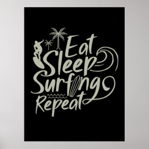 Wiederholung des Sleep Surfens Poster