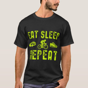 Wiederholung des Sleep Swim Bike Run T-Shirt