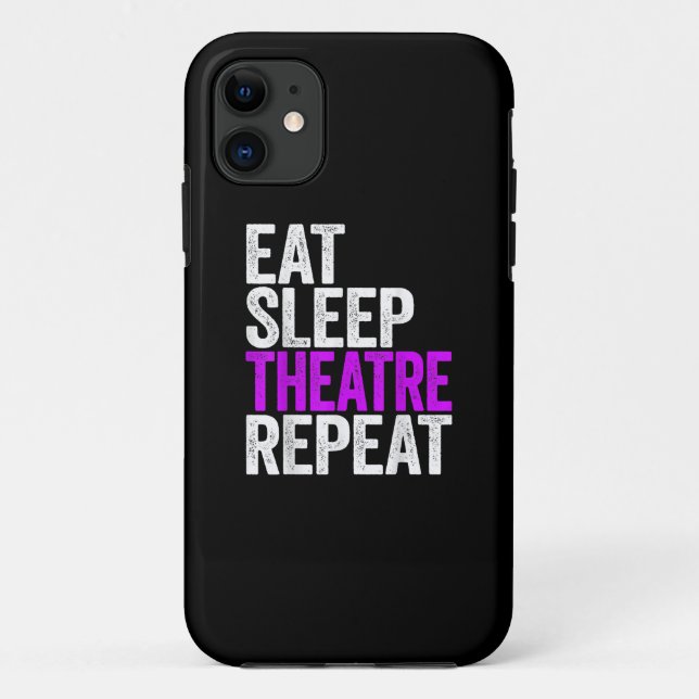 Wiederholung des Sleep Theaters essen Case-Mate iPhone Hülle (Rückseite)