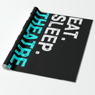 Wiederholung des Sleep Theaters essen Geschenkpapier
