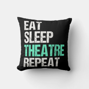 Wiederholung des Sleep Theaters essen Kissen