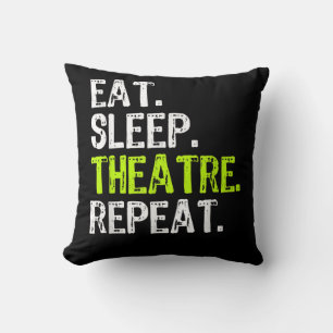 Wiederholung des Sleep Theaters essen Kissen