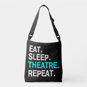 Wiederholung des Sleep Theaters essen Tragetaschen Mit Langen Trägern