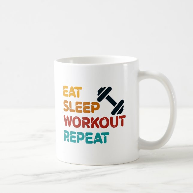 Wiederholung des Sleep Workout Kaffeetasse (Rechts)