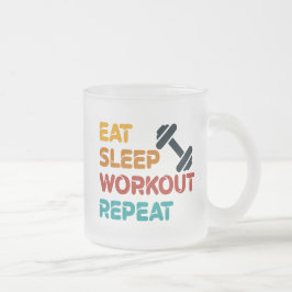 Wiederholung des Sleep Workout Mattglastasse
