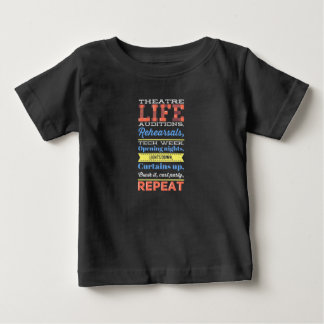 Wiederholung des Theaterlebens Baby T-shirt