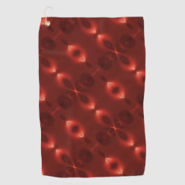 Wiederholung des weichen Gefälles Oval "unendlich  Golfhandtuch