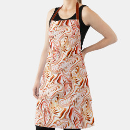 Wiederholung, die eine rötliche Blume oder einen S Schürze