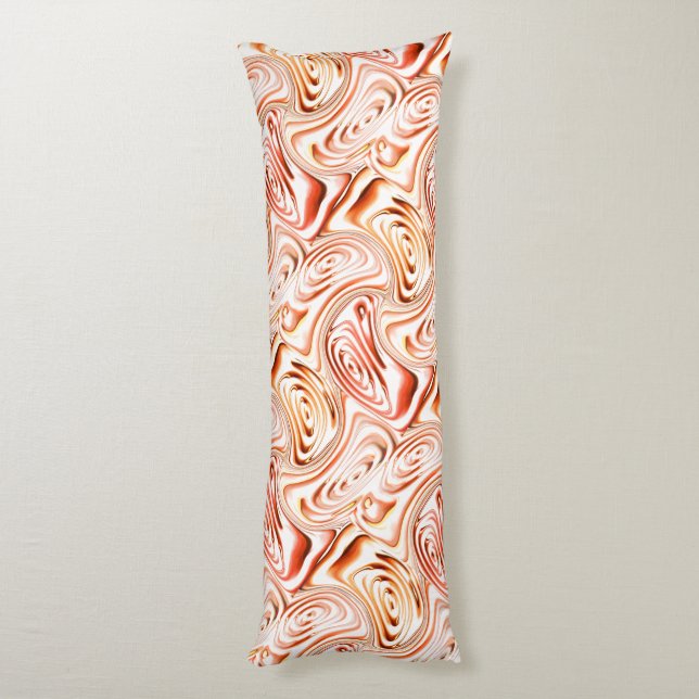 Wiederholung, die eine rötliche Blume oder einen S Seitenschläferkissen (Rückseite (Vertikal))