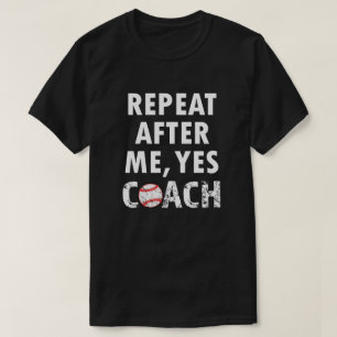 Wiederholung nach mir ja lustiges Baseball-Shirt T-Shirt