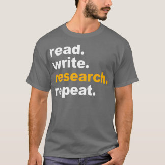 Wiederholung von Leseschreibuntersuchungen T-Shirt