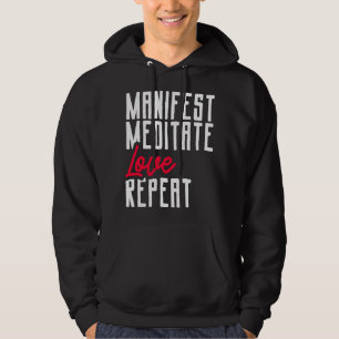 Wiederholung von Mindset und Gesetz einer manifest Hoodie