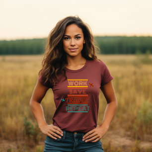 Wiederholung von Rett-Reisen - Abenteuer- und Reis T-Shirt