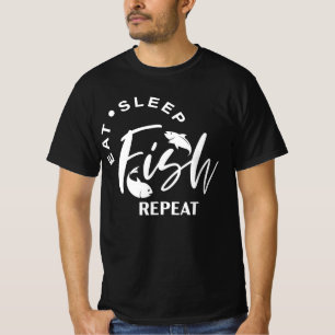 Wiederholung von Schlaf-Fischen T-Shirt