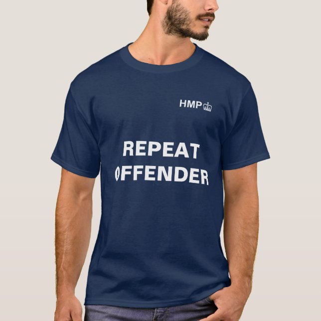 Wiederholungs-Straftäter - Großbritannien T-Shirt (Vorderseite)