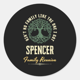 Wiedersehen 2025-Familie - Matching Design - Spenc Runder Aufkleber