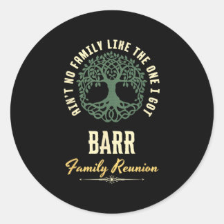 Wiedersehen 2025-Matching-Design der Familie - Bar Runder Aufkleber
